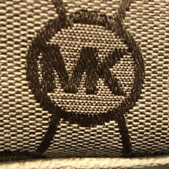 Michael Kors MK  Fashion Sneakers Women's 6M Cap Toe Brown Signature Logo Canvas - Picture 10 of 14